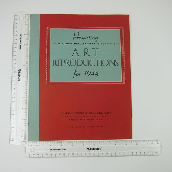 Joseph Hoover & Sons Company Philadelphia Art Reproductions Catalog Vintage 1944 - Picture 12 of 12